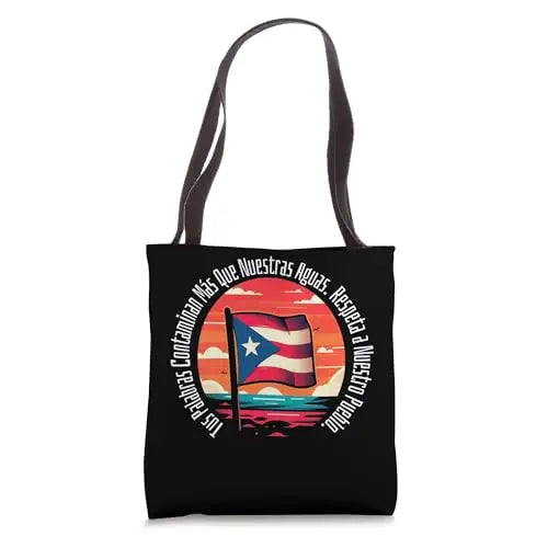 Palabras que Contaminan: Respeto para Puerto Rico Tote Bag