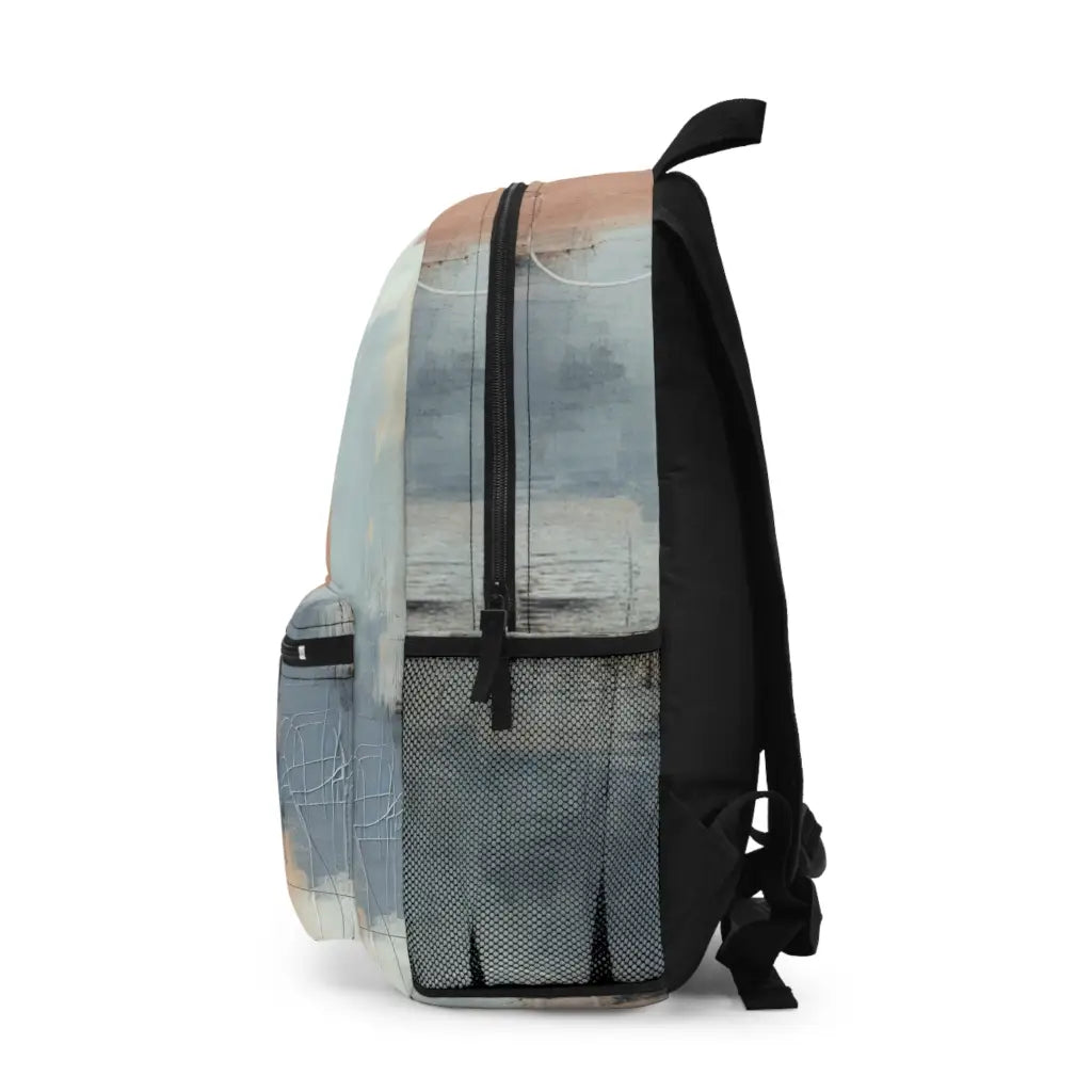 Pastel Abstract Canvas Backpack One size Bags