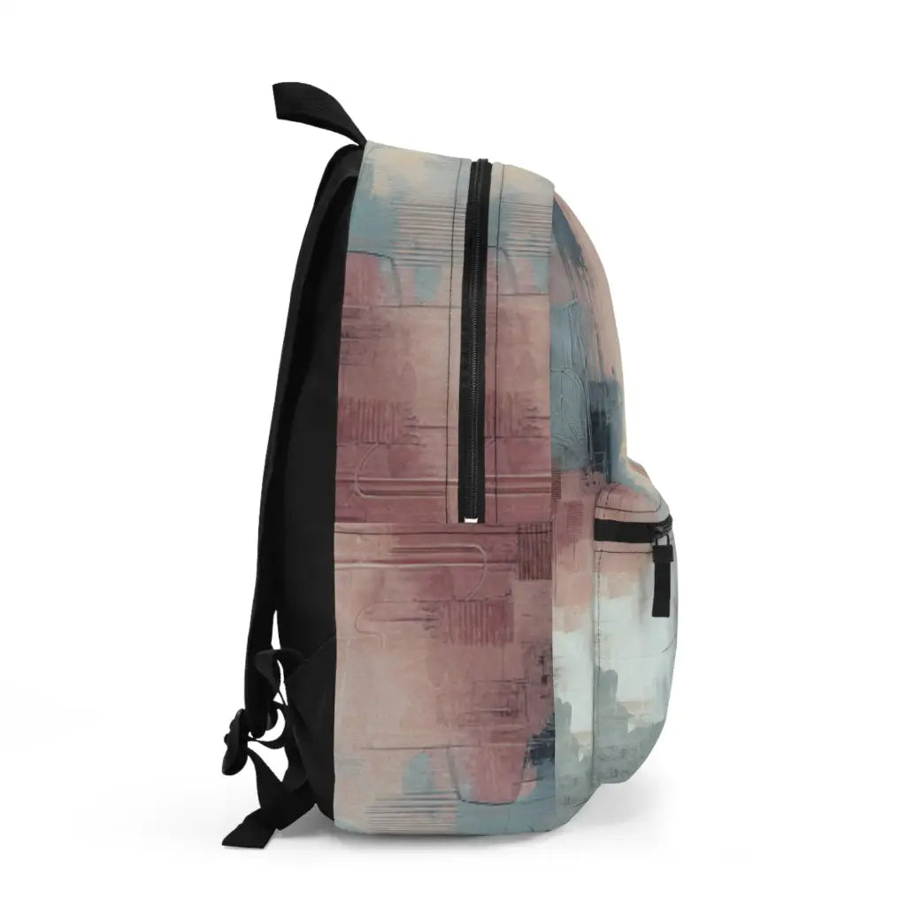 Pastel Abstract Canvas Backpack One size Bags