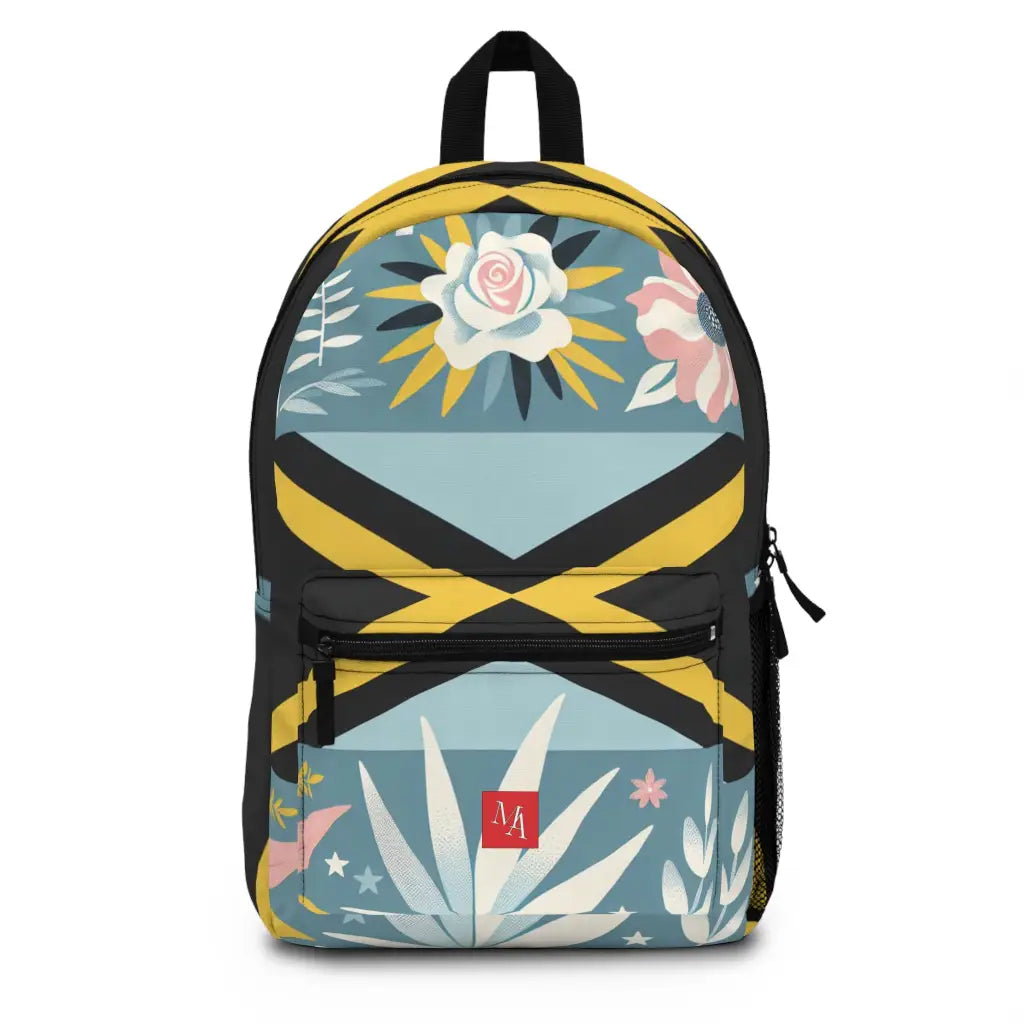 Pastel Botanical Collage - Backpack - One size - Bags