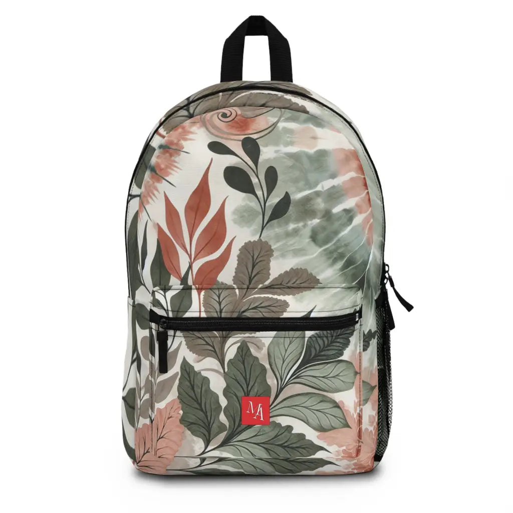 Pastel Botanical Mosaic - Backpack - One size - Bags