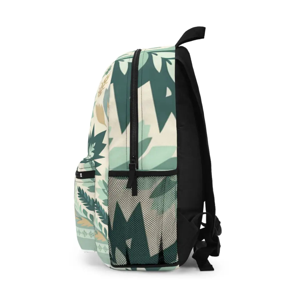 Pastel Botanical Motifs - Backpack - One size - Bags