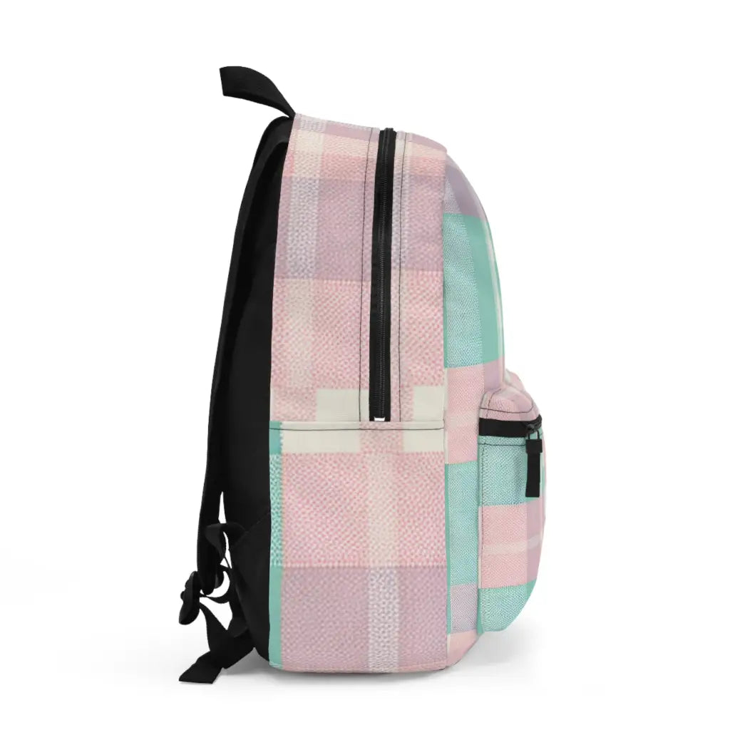 Pastel Checkerboard Pattern - Backpack - One size - Bags