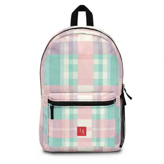 Pastel Checkerboard Pattern - Backpack - One size - Bags