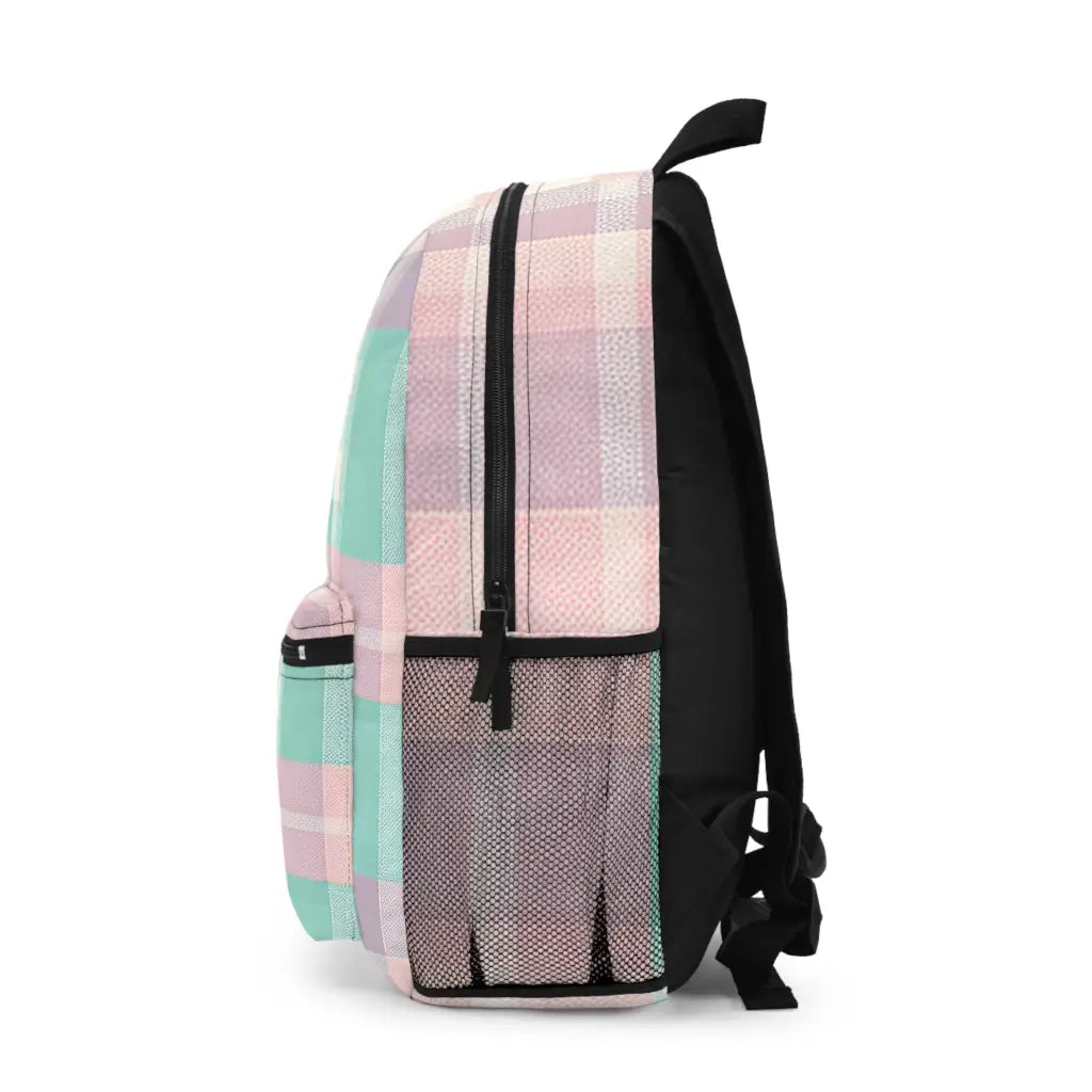 Pastel Checkerboard Pattern - Backpack - One size - Bags