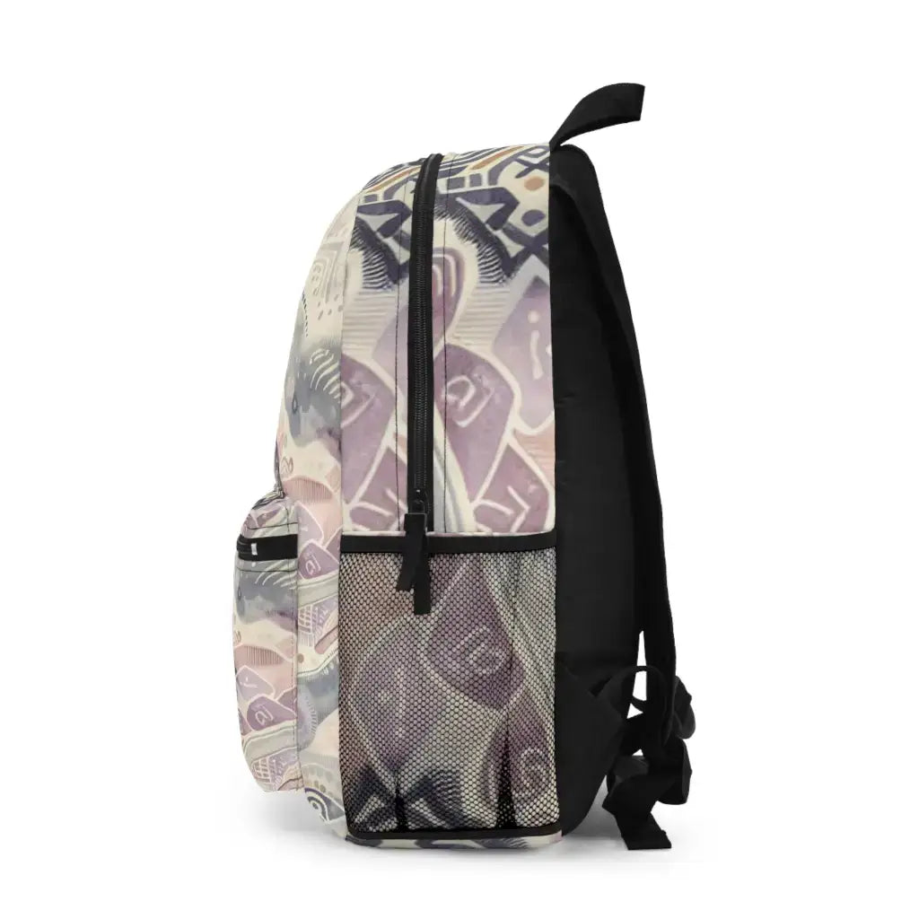 Pastel Ethnographic Collage - Backpack - One size - Bags