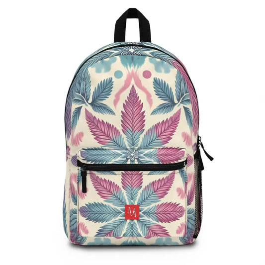 Pastel Foliage Mandala Backpack One size Bags
