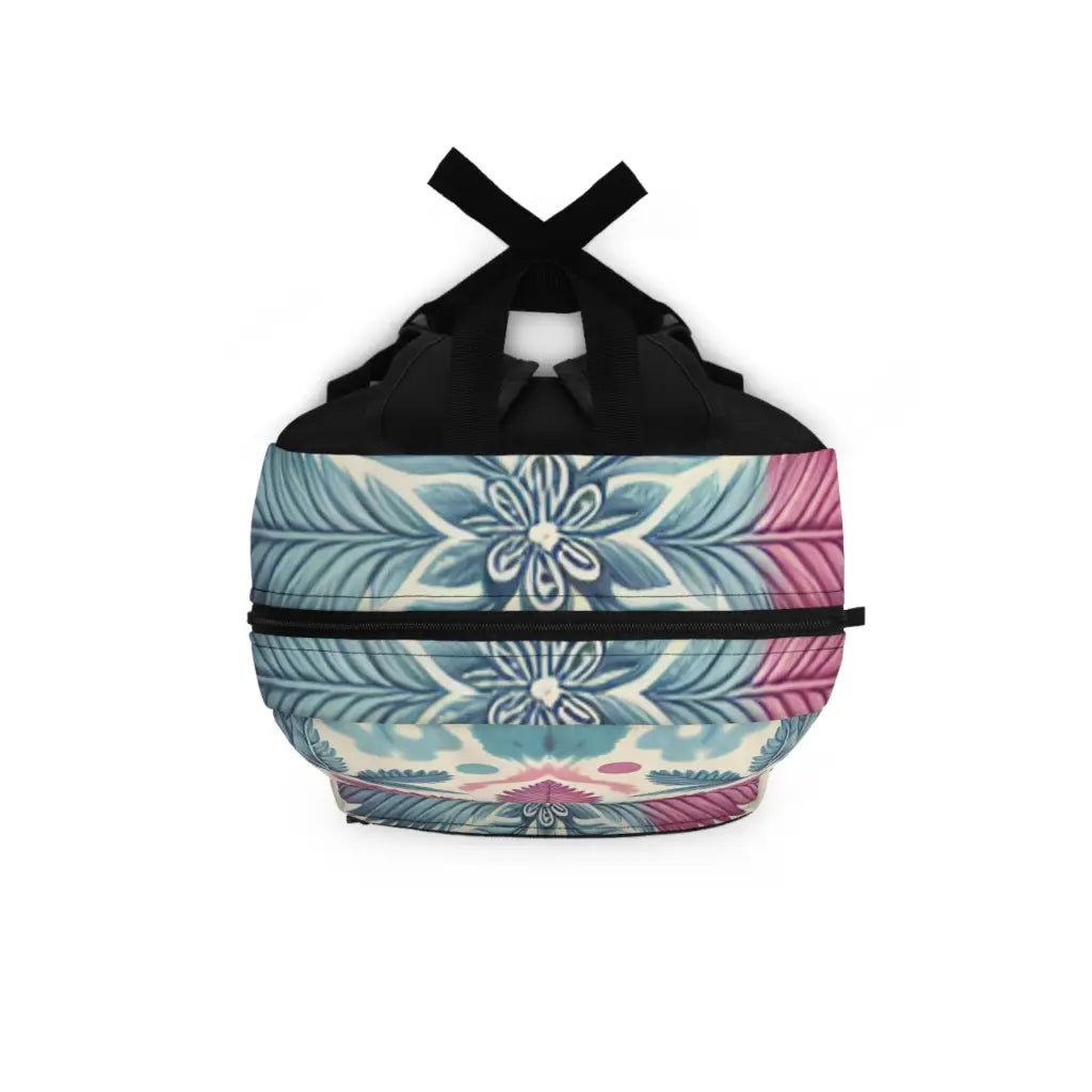 Pastel Foliage Mandala - Backpack - One size - Bags