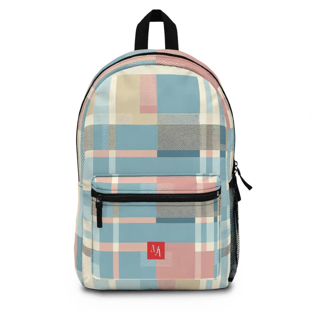 Pastel Patchwork Canvas - Backpack - One size - Bags