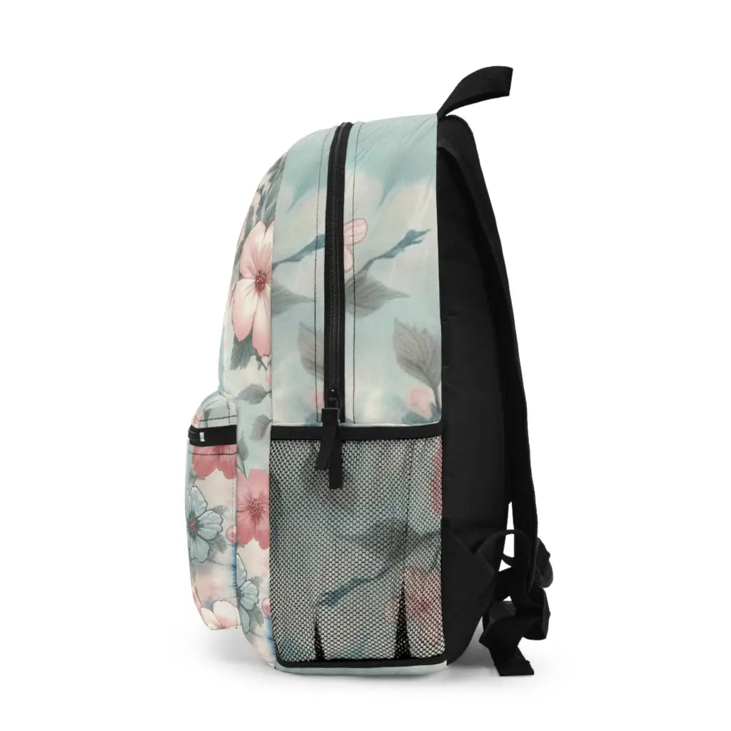 Pastel Petals and Radiant Starbursts - Backpack - One size