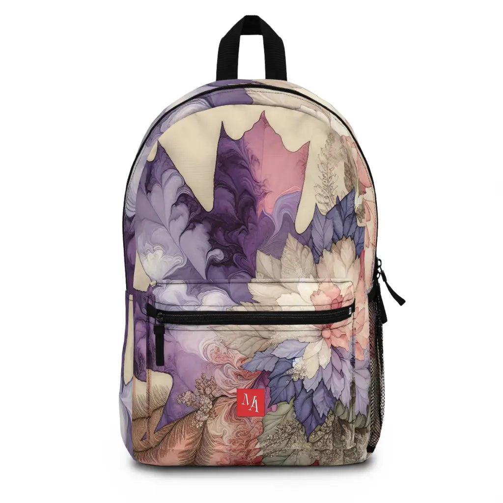 Pastel Petals in Ethereal Swirls - Backpack - One size