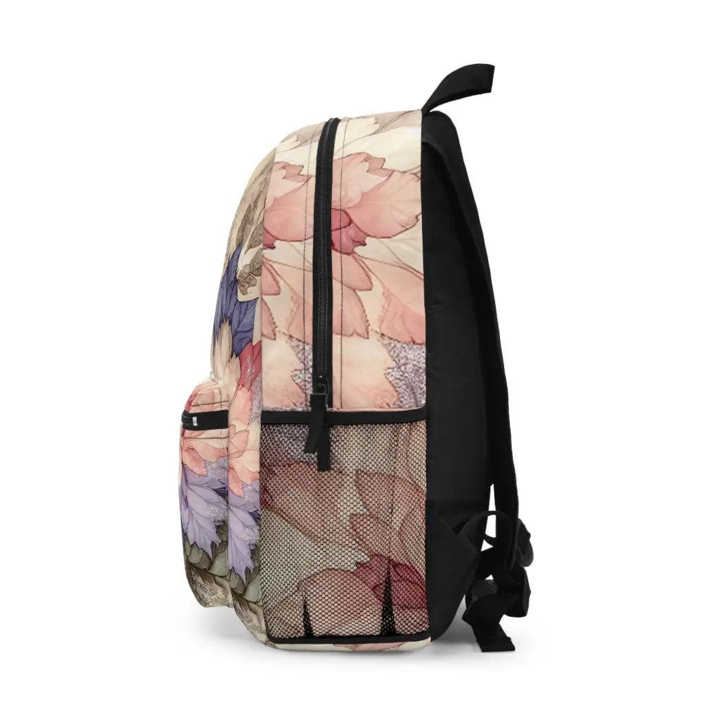 Pastel Petals in Ethereal Swirls - Backpack - One size