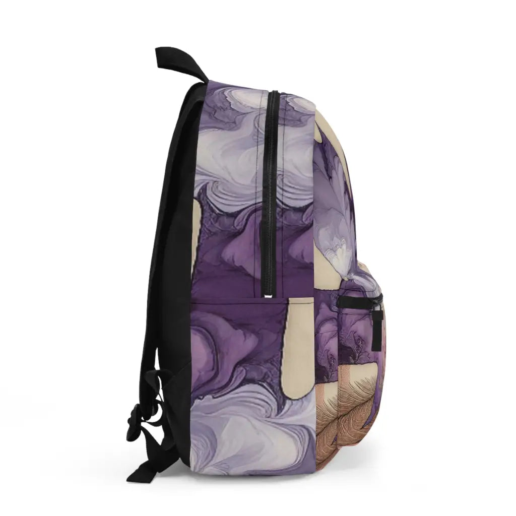 Pastel Petals in Ethereal Swirls - Backpack - One size