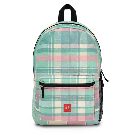 Pastel Plaid Palette - Backpack - One size - Bags