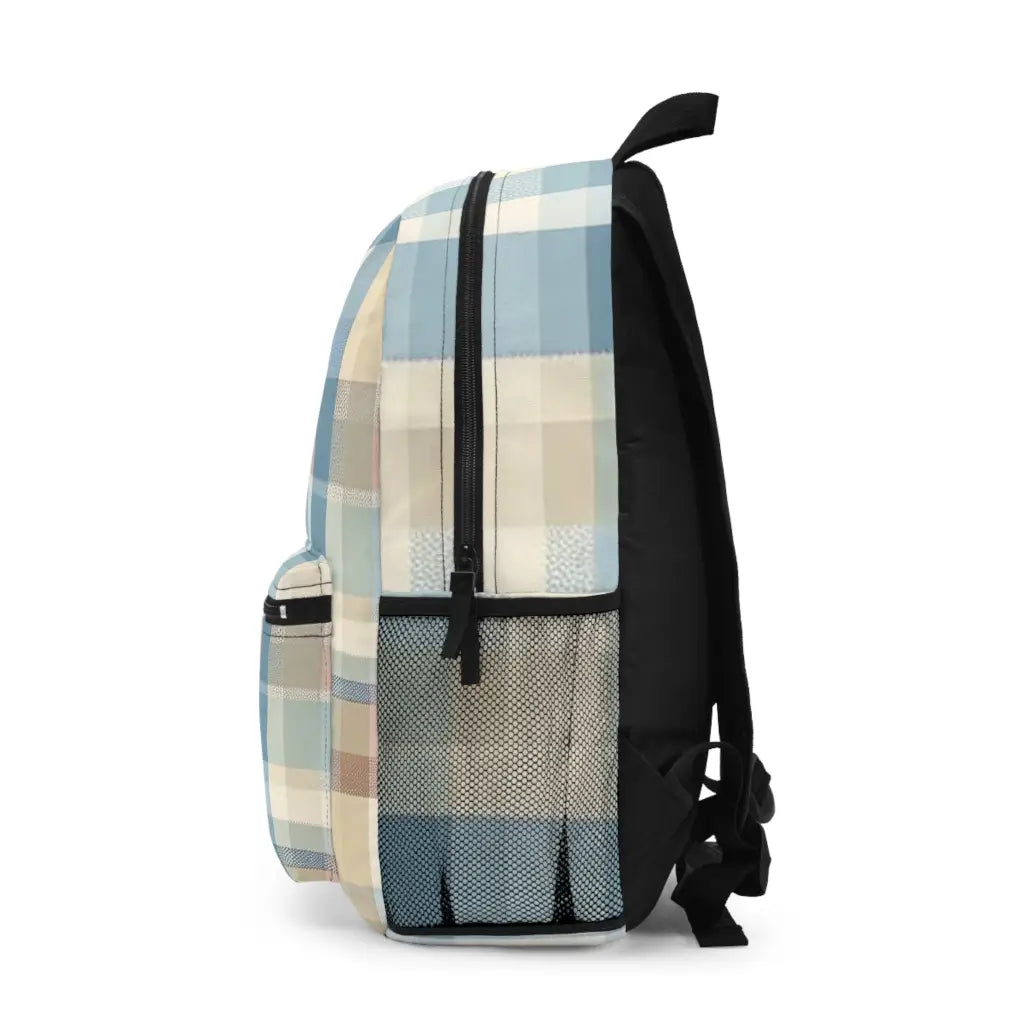 Pastel Plaid Panorama - Backpack - One size - Bags