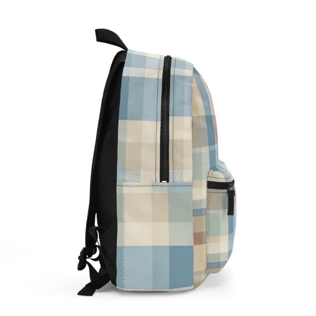 Pastel Plaid Panorama - Backpack - One size - Bags