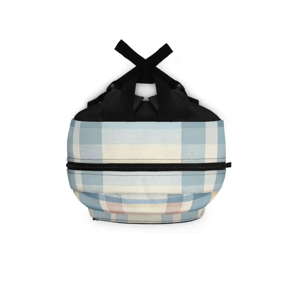 Pastel Plaid Panorama - Backpack - One size - Bags