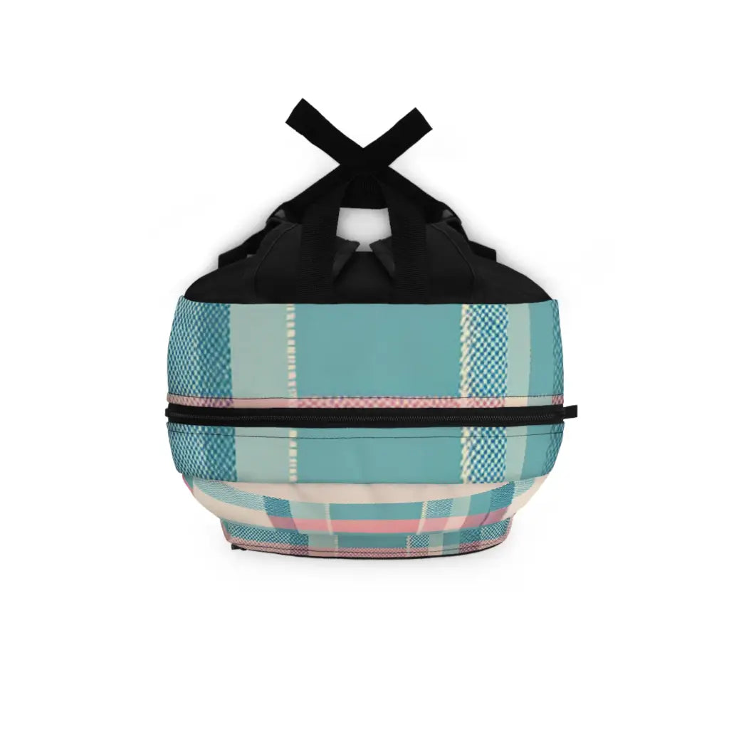 Pastel Plaid Pattern - Backpack - One size - Bags