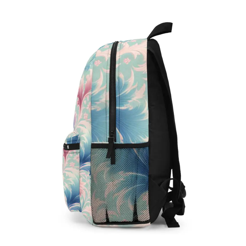 Pastel Plumes and Petals - Backpack - One size - Bags