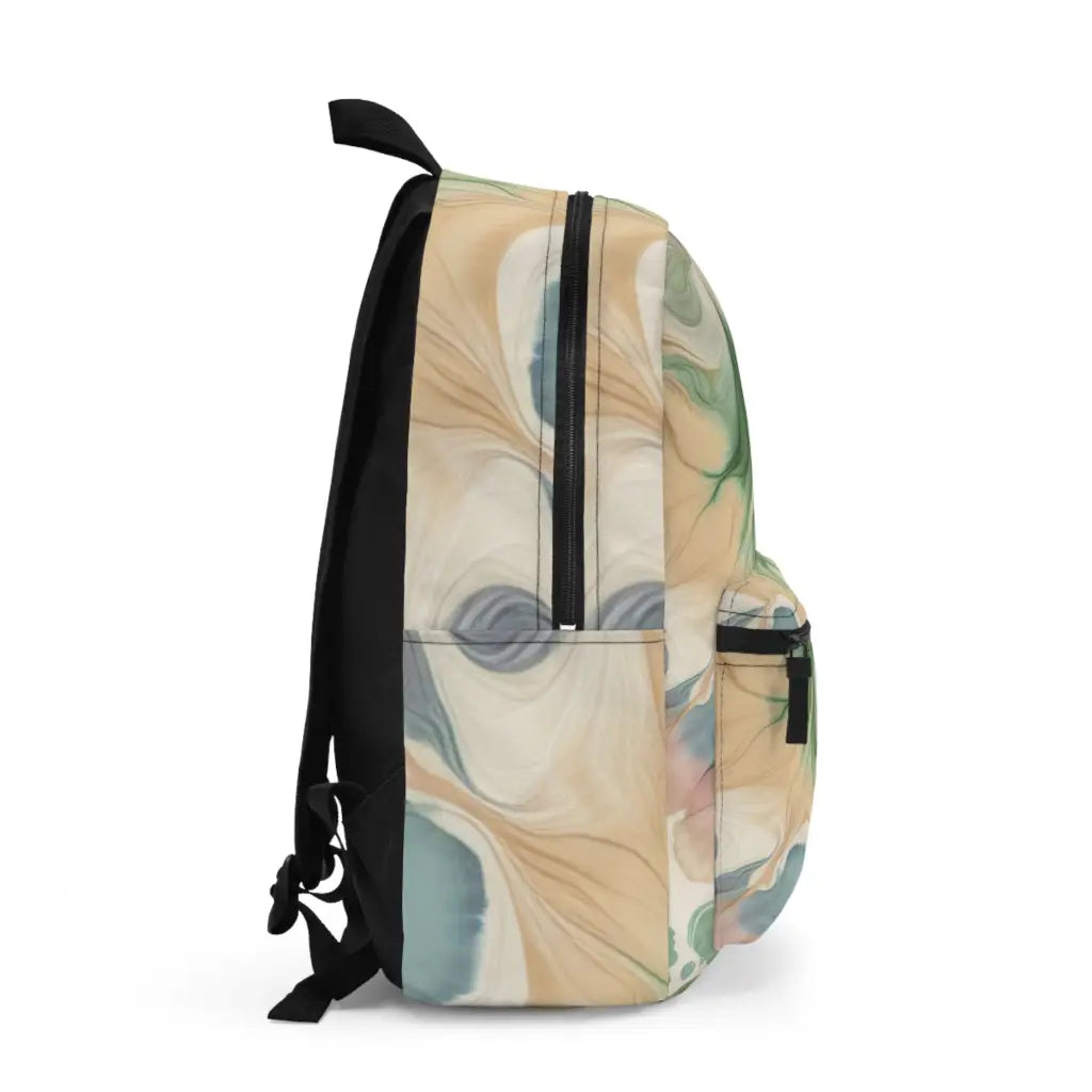 Pastel Whirls and Petals - Backpack - One size - Bags