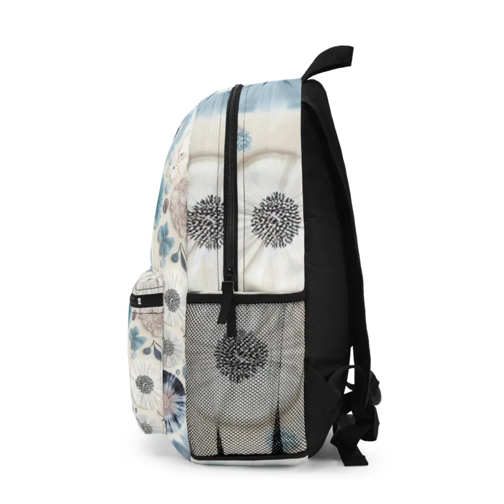 Pastel Whorls and Petals - Backpack - One size - Bags