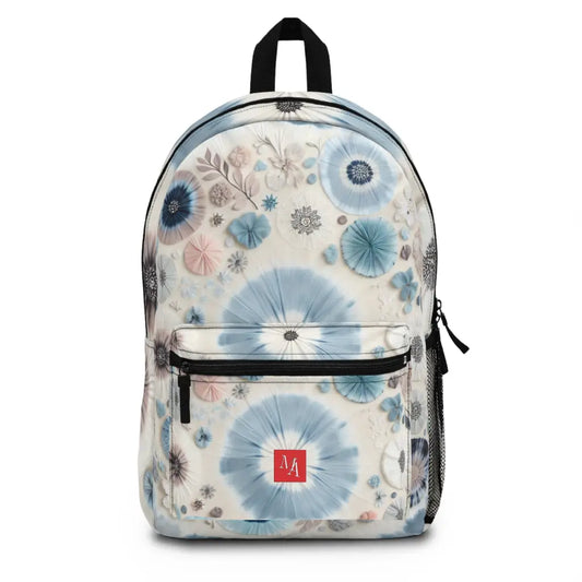 Pastel Whorls and Petals - Backpack - One size - Bags