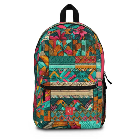 Patchwork Panorama Backpack One size Bags