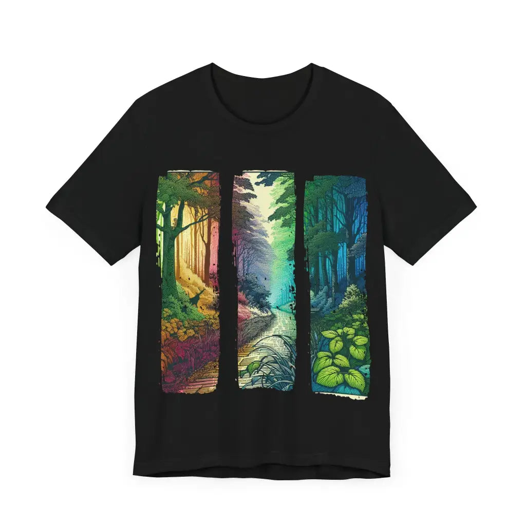 Path Through the Seasonal Canopy - Jersey Short Sleeve Tee