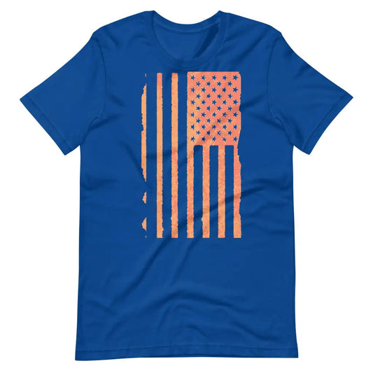 Patriot Flag Unisex t-shirt - True Royal / S - T-Shirt