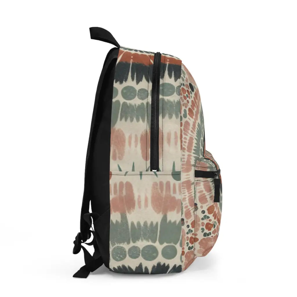 Patterned Array in Earth Tones - Backpack - One size - Bags