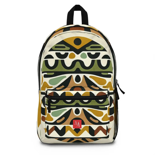 Patterned Egg Design Backpack One size Bags