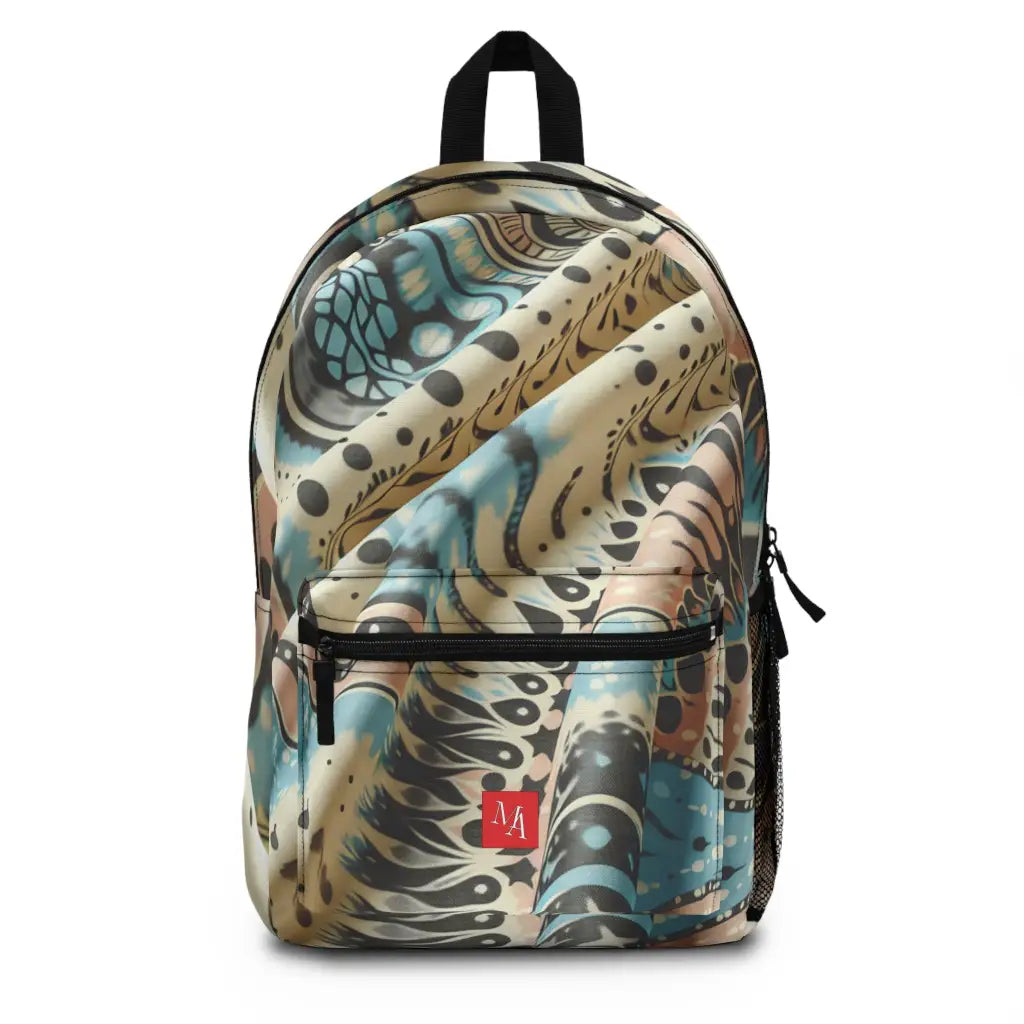 Patterned Fabric Waves - Backpack - One size - Bags