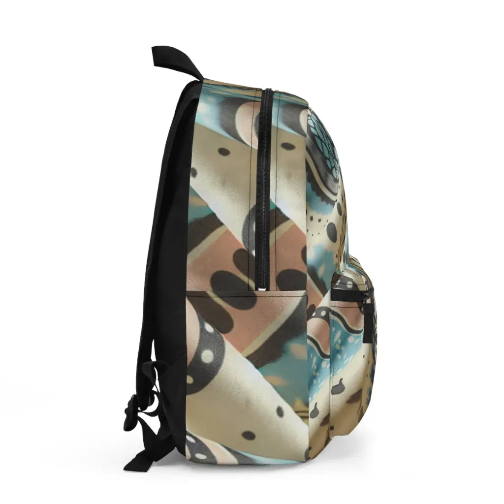 Patterned Fabric Waves - Backpack - One size - Bags