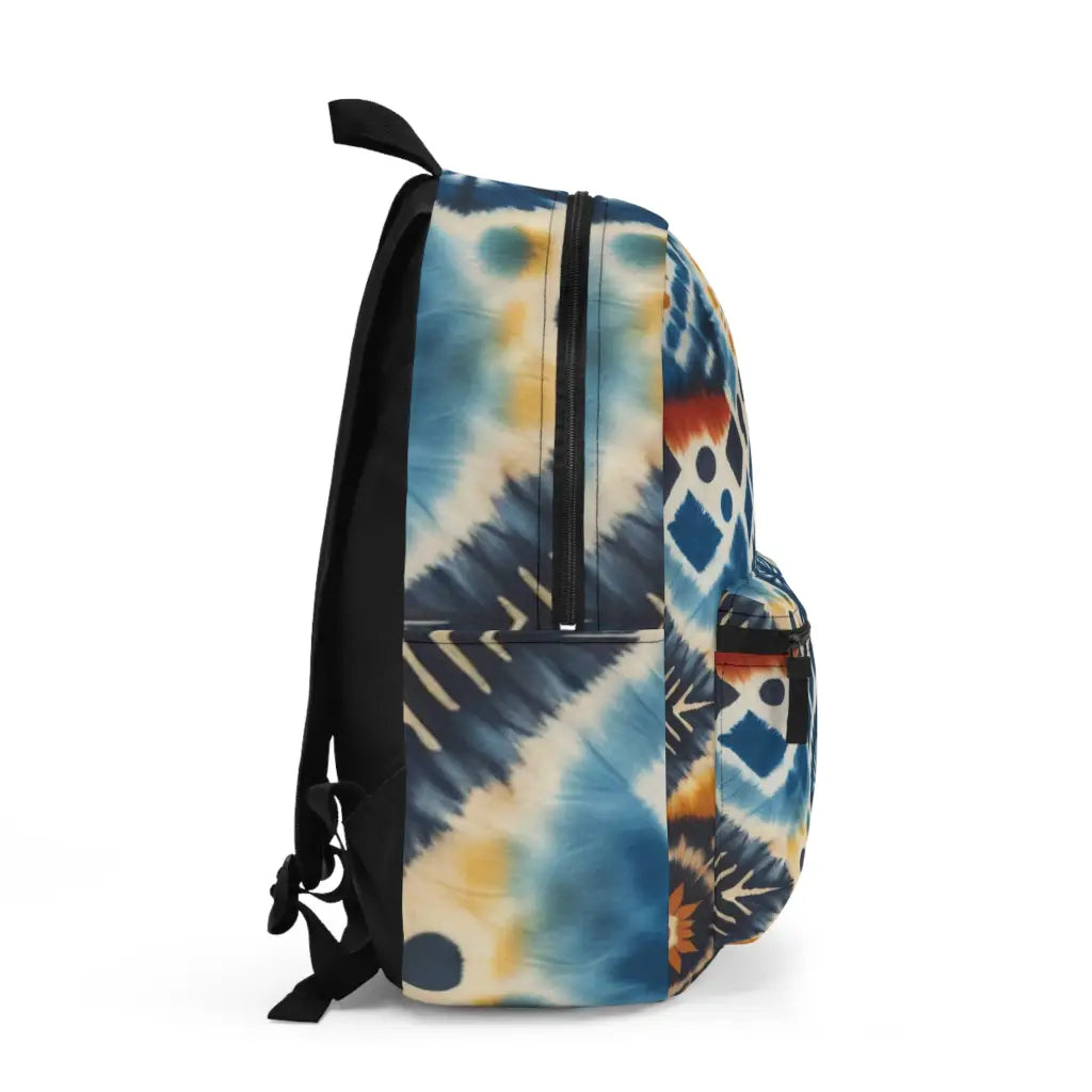 Patterned Mosaic of Nature’s Hues - Backpack - One size