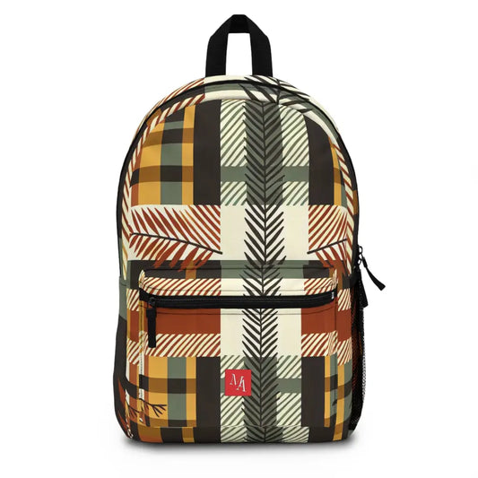 Patterned Patchwork of Nature Backpack One size Bags
