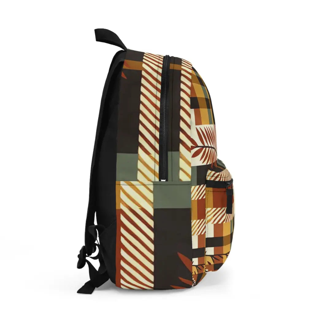 Patterned Patchwork of Nature - Backpack - One size - Bags