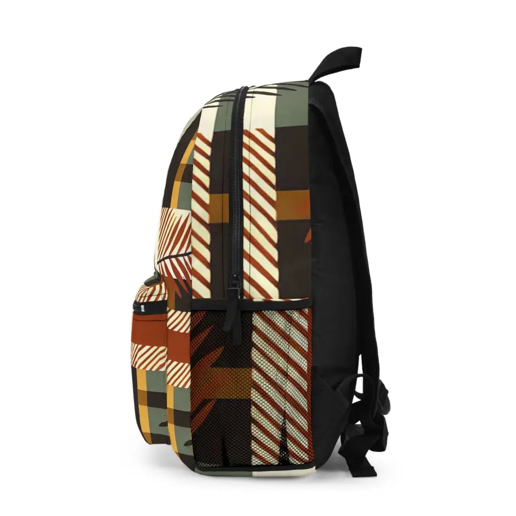 Patterned Patchwork of Nature - Backpack - One size - Bags