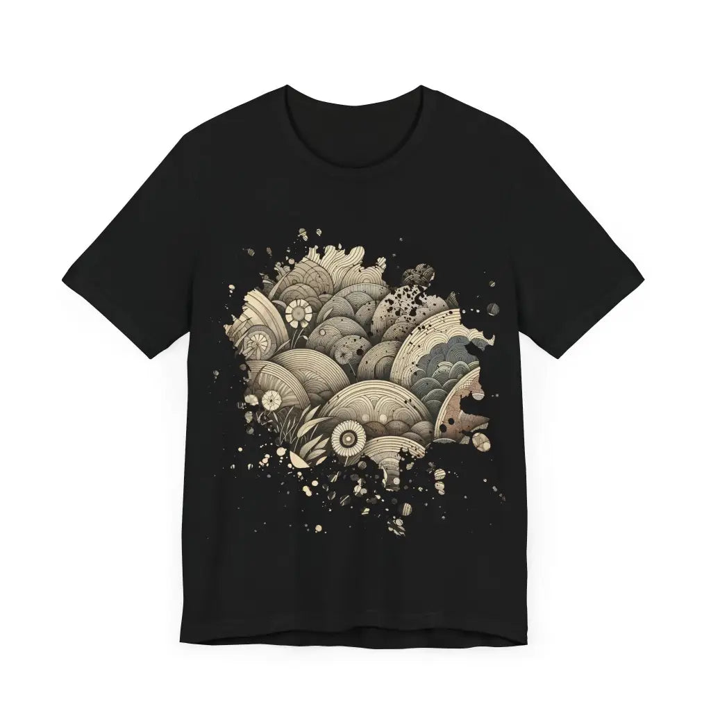 Petal Swirl Monotone - Jersey Short Sleeve Tee - T-Shirt