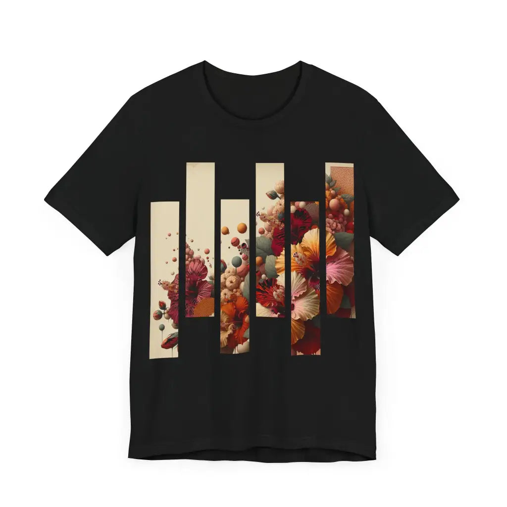 Petals and Patterns Unfold Jersey Short Sleeve Tee T Shirt