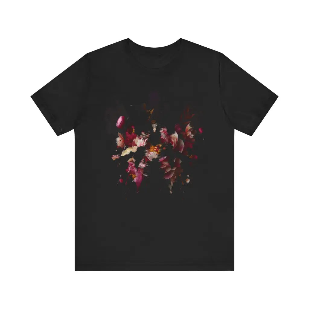 Petals in Motion Jersey Short Sleeve Tee Black / S T Shirt