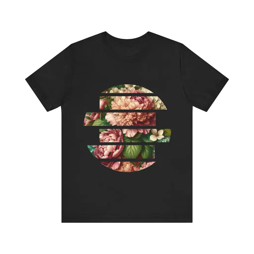 Petals in Motion Jersey Short Sleeve Tee Black / S T Shirt
