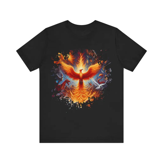 Phoenix and Dragons Dance of Fire Water - Jersey Short