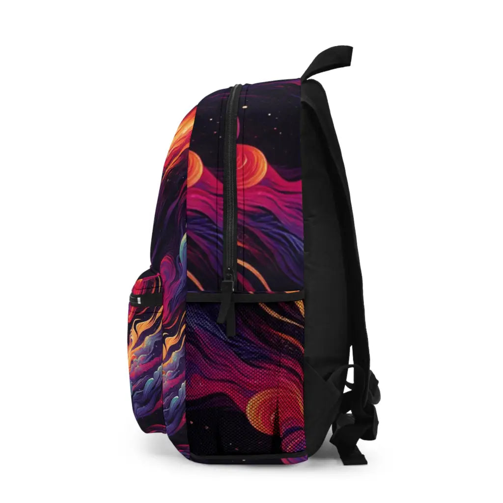 Phoenix Ascension in a Cosmic Tapestry Backpack One size