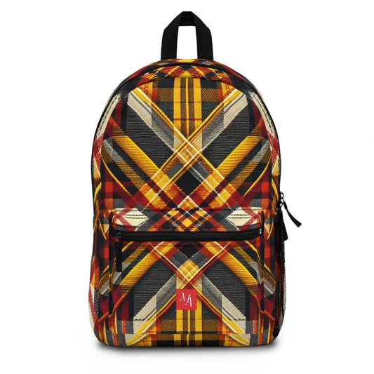 Plaid Convergence Backpack One size Bags