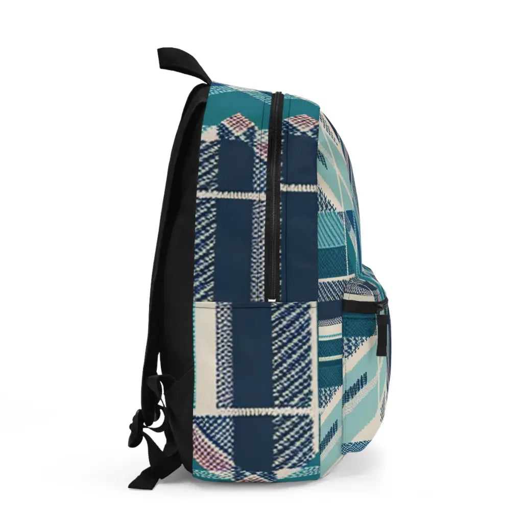 Plaid Fusion Geometry - Backpack - One size - Bags