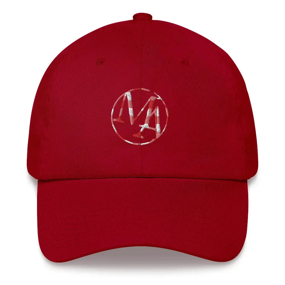 Plaid Maxwell Alexanders Insignia Dad hat - Cranberry - Hat