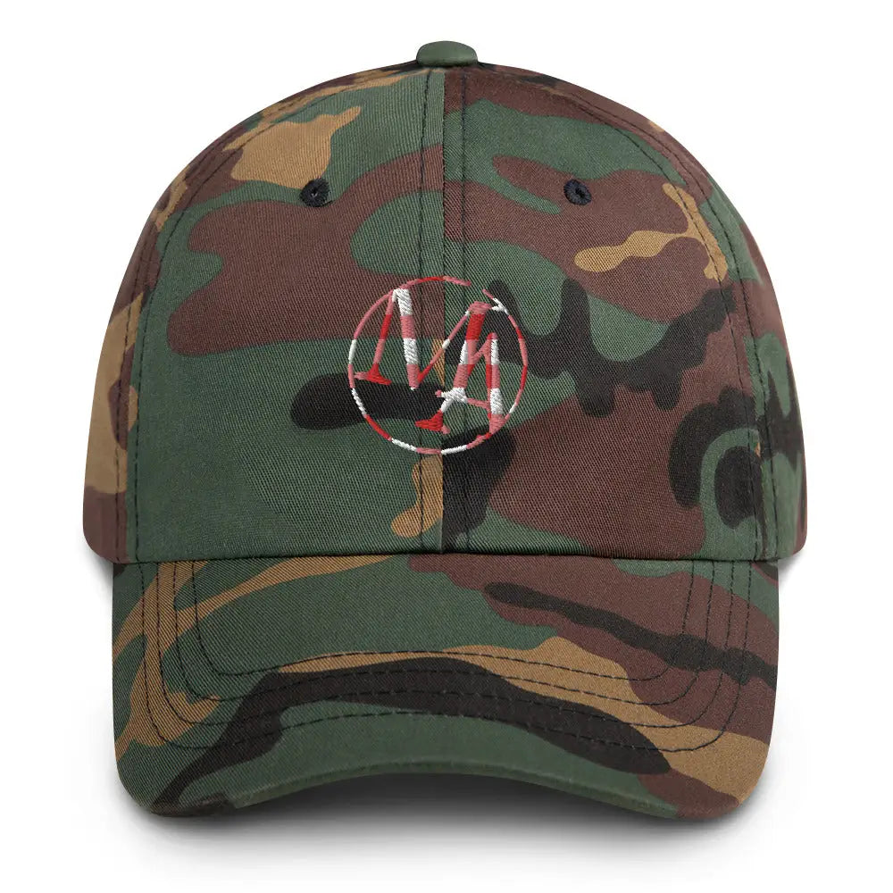 Plaid Maxwell Alexanders Insignia Dad hat - Green Camo - Hat