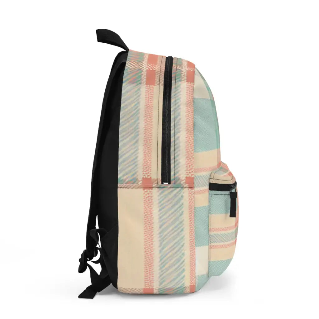 Plaid Pastel Panorama - Backpack - One size - Bags