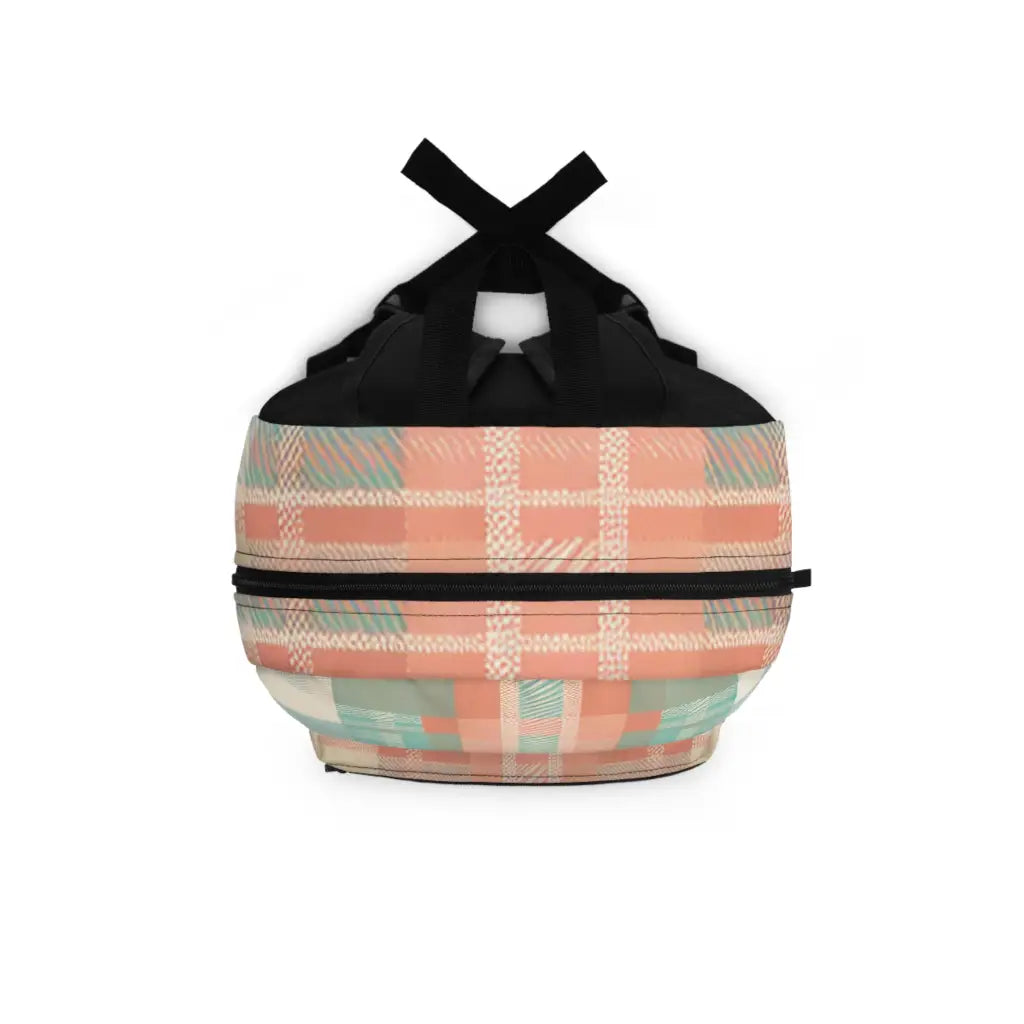 Plaid Pastel Panorama - Backpack - One size - Bags