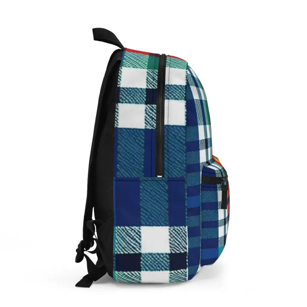 Plaid Patchwork Panorama - Backpack - One size - Bags